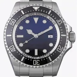 Mens Watch 44 mm Deep Ceramic Bezel Sea-dweller Sapphire Cystal Stainless Steel Glide Lock Solid Clasp Automatic Mechanical Mens W265N