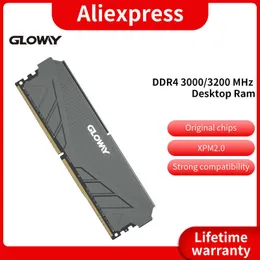 Gloway G1 Series DDR4 8GB 3000 МГц 3200 МГц 8 ГБ 16 ГБ 1.35V Desktop Memoria ram ddr4 с играми в сфере Heatsink