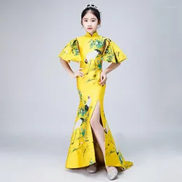 Girl di abbigliamento etnico in dogane nazionali GO MOSTRA IL MIGLIORAMENTO A DREST IMPORTANZA CHEONGSAM NOBLE BAMBINI SPETTICA EVERSIONE SERVIZIO