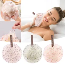 Set di accessori da bagno Palla non facile da disperdere Fiore super morbido Carino sfregamento posteriore Schiuma confortevole