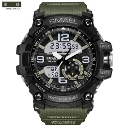 Smael SL1617 Relogio Men's Sports Watches LED CHRONOGRAPH WRISTWATCH Military Watch Digital Watch Good Gift for Men Boy3218