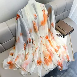Scarves Big Size Scaves Beach Towel Bandana Muslim Hijab 2023 Women Silk Scarf Female Print Foulard Femme Pashmina Shawls And Wrap
