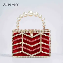 Evening bag Wavy Diamond Clutch Bags For Wedding Party Women Rhinestone Gold Purses And Handbags Designer High Quality 20230607 case