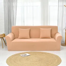 Housses de chaise rose/violet/rouge couleur housse de canapé extensible Anti-animaux chiens lavable canapé amovible solide couramment utilisé