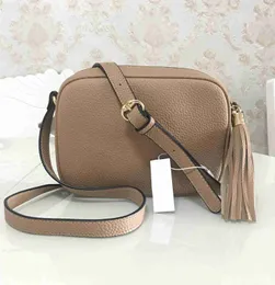 Handväskor av högsta kvalitet plånbok handväska kvinnor handväskor väskor crossbody sooho väska disco axel väska fransade messenger väskor handväska 22 cm 308364 fodral