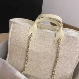 2024 Дизайнерские сумки Женские сумки Летняя пляжная сумка через плечо Холстовая сумка для покупок Женская модная сумка с футляром удивительного качества