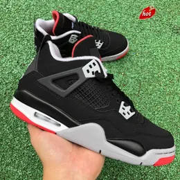 2023 OG with Box 4 4S Mens Basketball Shoes Bred Black Cement Summit White Fire Red High Cut Men Women Trainers Sports Cu1110-010