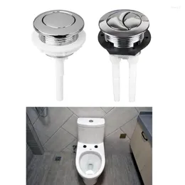 Toilet Seat Covers Universal Button Flush Single/Dual Replacement Fit 38mm Hole Closestool Accessories Push Switch