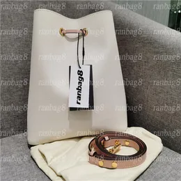 Women Tote Bucket Bag Bag Contains Messenger Facs 44022 Flower Checkers Grid Leather String Designer Fashion Crossbody Purse 216y