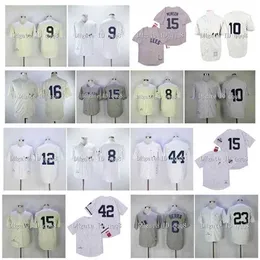 QQQ8 AIR01 빈티지 NY 8 YOGI BERRA 9 ROGER Maris 10 Phil Rizzuto 15 Thurman Munson 12 Wade Boggs16 Yogi Berra Mariano Rivera 매트 흰색 크림