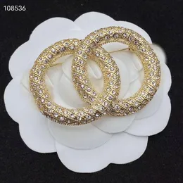 CH broche merk sieraden messing goud vergulde vintage luxe geavanceerde retro -broches voor designer hoogwaardige pins voortreffelijk cadeau221f