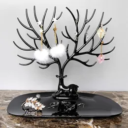 Storage Boxes Forest Antler Tree Creative Jewelry Box Earring Rack Necklace Bracelet For Storing Things