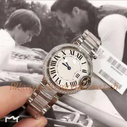 2019 New Quality Quartz Movement Luxury Women Watch Original Strap All White Dial ChristmasギフトオリジナルBox219t