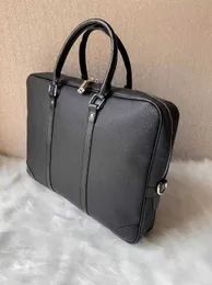 최고 품질의 Damier Graphite Bags Porte Document Voyage Laptop 패키지 클래식 디자이너 가방 핸드백 가죽 남성 서류 가방 비즈니스 패키지 케이스