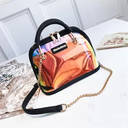 New- Candy Jelly Clear Beach Bags Composite Bag 2pcs set Handbag Women Clutch Purse-51522586