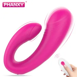 Sk￶nhetsartiklar Phanxy Par Vibrator Sexiga leksaker f￶r vuxna Kvinna Remote Control Vagina G Spot Massager Clitoris Stimulator Kvinnlig Masturbator