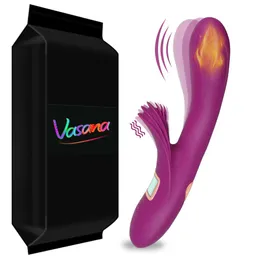 미용 품목 Vasana 가열 진동기 여성 내장 LCD assally clit stimulator dildo vibrator g spot clitoris massager 섹시한 장난감 18