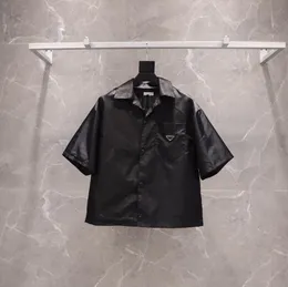 2023 Соединенные Штаты женские мужские футболки поло досуговый бренд короткие блузки рубашка Классическая перевернутая свободная импортная высококачественная нейлоновая оснастка EUR SIZE Летние куртки