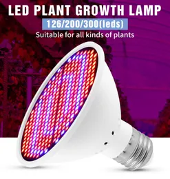 LED-Wachstumslichtlampe E27 220 V Vollspektrum-Phytolampe 60 LEDs 41 Rot 19 Blau Zimmerpflanze für Pflanzen Gemüse Hydrokultursystem