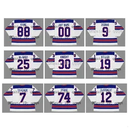 QQQ8 2010 2014 2016 Vintage Team USA Hockey Jerseys 9 Trevor Zegras 13 Cole Caufield 8 Adam Fox 25 Charlie McAvoy 30 Spencer Custom