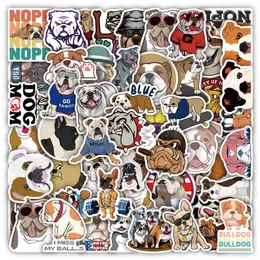 50pcs sevimli komik köpek Amerikan çukur boğa etiketleri Bulldog Graffiti Stickers için DIY Bagaj Dizüstü Motosiklet Sticker