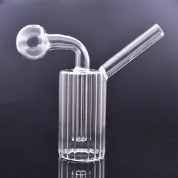Hot Selling Glass Oil Burner Bong Bubbler Smoking Water Pipe Hookah Thick Pyrex Mini Recycler Dab Rigs Bongs with Oil Burner Pipes Wholesale