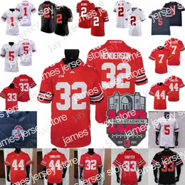 Maglie da calcio Maglie da calcio Maglie da calcio Buckeyes Ohio State Jersey NCAA College C.J. Stroud TreVeyon Henderson Jaxon Smith-Njigba Harriso