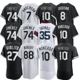 Niestandardowe koszulki baseballowe Eloy Jimenez Tim Anderson Jersey Lance Pollock Lynn Luis Robert Yoan Moncada Jose Abreu Andrew Vaughn Yasmani