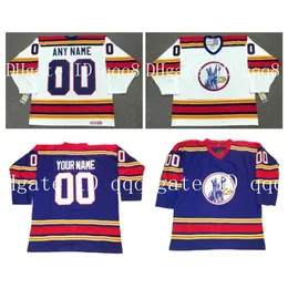 QQQ8 Custom Vintage Kansas City Scouts Jerseys Nowa Anglia Personalizacja koszulki hokeja na lodzie zszyte