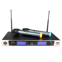 U8630 Karaoke UHF bezprzewodowy system mikrofonu Microfono inalambrico Profesjonalny podwójny kanał odbiornik bezbłędny 2 x ręczny Mic Vocal M284R