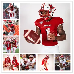 American College Football Wear Miami RedHawks Football Jersey Custom Stitched Mens Youth Michael Dowell Corey Suttle Mac Hippenhammer Brett Gabbert Miles Marshal