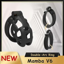 Mamba V6 Set 3D gedrucktes Cobra Cage Männliche Keuschheitsgerät Doppelbauern