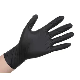 30 PICECS в черных одноразовых нитрильных перчатках можно настроить