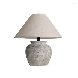 Bordslampor Klassisk LED-ljus Wabi-sabi-stil japansk foajé sovrum studie deco skrivbord lampa hem el belysning fixturer droppe