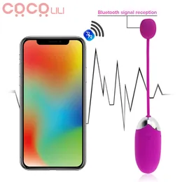 Kosmetyki Magiczne ruch g-punkt seksowna zabawka dla kobiet cytoris vibrator aplikacja Bluetooth zdalne sterowanie inteligentnym masażem pochwy stymulator jajka