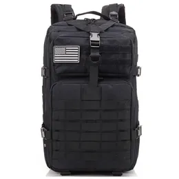 Ícone 34l Tactical Assault Pack Backpack Exército Molle Bug à prova d'água Bag Small Rucksack para camping ao ar livre Huntingbl245p