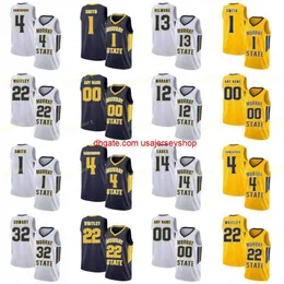 Custom NCAA College Murray State Racers Jersey 11 Smith 12 Ja Morant 13 Devin Gilmore 14 Jaiveon Eaves 2 Chico Carter Custom Stit