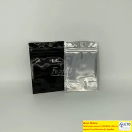 Customized edibles mylar package bags blank packages rope edible smell proof resealable zipper lock myla poly bag packaging