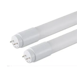 T8 LED أنابيب Nano PC 4ft 3ft 2ft 2ft 18W AC180-260V G13 الأضواء البلاستيكية الكاملة سطوع 2Pins 1200 مم مصابيح الفلورسنت 4 أقدام 120 سم 90 سم 60 سم