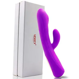 Schönheit Artikel Erwachsene Spielzeug G-punkt Kaninchen Dildo Vibrator Frauen Vagina Klitoris Doppel 16 Geschwindigkeit Weibliche Masturbator sexy für 18