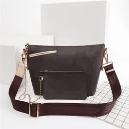 S￤lj v￤l de nya pl￥nb￶ckerna axelv￤skor handv￤skor Boite Chapeau Souple Crossbody Bag Pures P￥sar L￤derkoppling Ryggs￤ck Fashion FA203X