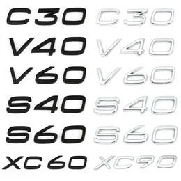 3D AWD T3 T5 T6 T8 LOGO Emblem Badge Decal Car Sticker för Volvo C30 V40 V60 S40 S60 XC60 XC90 XC40 S80 S90 S80L S60L CAR STYING235U