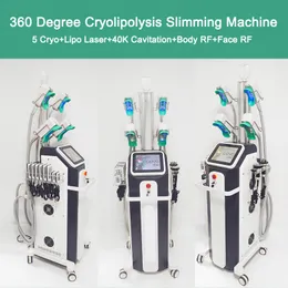 Freezing Cryotherapy Slimming 40K Cavitation Burning Fat Machine Lipolaser Shaping Body Weight Loss Cellulite Removal RF Anti Wrinkle Skin Lifting Equipment