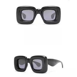 Kadınlar için Erkekler Tasarımcı güneş gözlüğü kalın plaka 40098 klasik siyah trend güneş gözlüğü orijinal kutusu