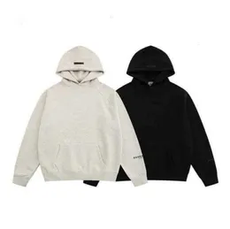 Herr- och kvinnors hoodies Sweatshirts 2022 Fashion Brand Ess Autumn Winter New Style Eon Wear Quality Reflective Small Label Plush Tlid FS5