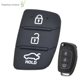 Zamiennik gumowy samochód zdalny klucz FOB dla Hyundai Creta i20 i40 Tucson Elantra Santa Fe Solaris IX35 IX45 Key Case