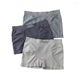 Underpants 3pcs/lot men 's Underwear 완벽하고 통기성 통기성 높은 탄력성 미드 웨이스트