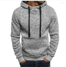 Felpe con cappuccio da uomo Autunno Inverno Solid 2023 Uomo Casual Tute Cappotto Hip Hop Pullover Felpa Moleton Masculino Top