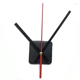 Wall Clocks 10set Silent Large Quartz Clock Movement Mechanism Black & Red Hands Repair Tool Parts Kit DIY Set 9 /12 /15 /17 /20 /24mm