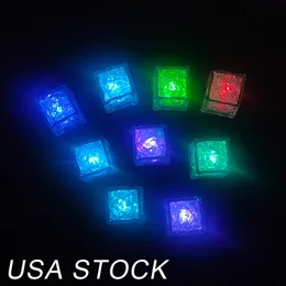 Multi-colori Flash Ice Cube Flash attivato dall'acqua Flash a LED Flash automatico per feste di nozze Bar Natale 960PCS Crestech168